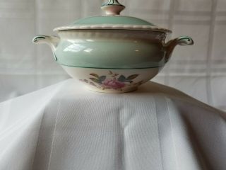 Vintage Old English Johnson Brothers Sugar Bowl / Candy Dish With Lid