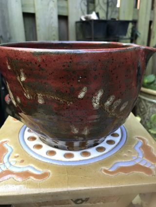 Vintage Ceramic/Pottery Bowl With Spout 2