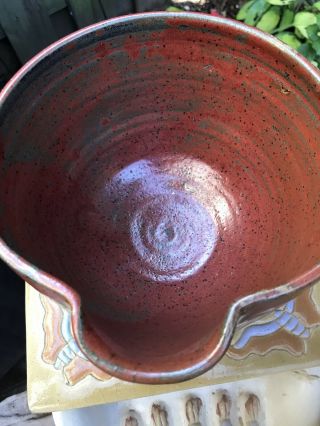 Vintage Ceramic/Pottery Bowl With Spout 4