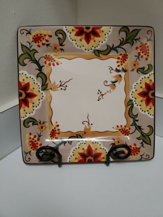 One Tabletops Gallery Odessa Square Dinner Plate 10 5/8 "