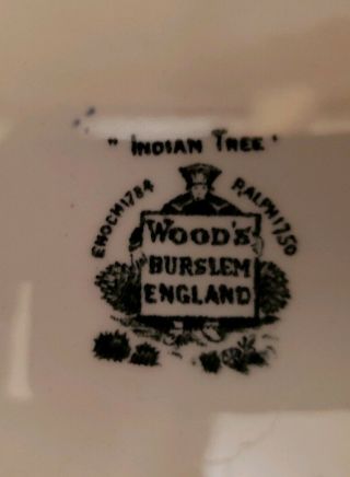 Wood ' s INDIAN TREE Plates Set of 4 Burslem England c.  1931 Wood & Sons 8 Inch 5
