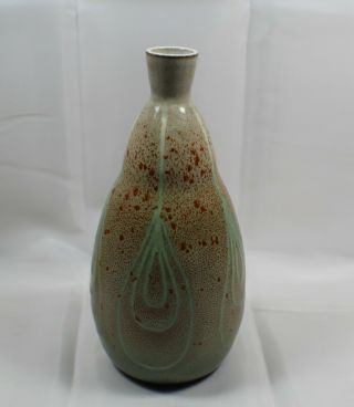 Hand Crafted Studio Art Pottery Vase with Unknown Mark 2