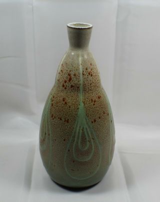 Hand Crafted Studio Art Pottery Vase with Unknown Mark 3