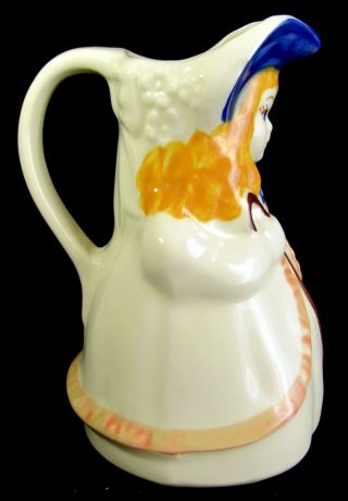 Shawnee Pottery Little Bo Peep Decorative 8 " Figural Pitcher - Patented Usa