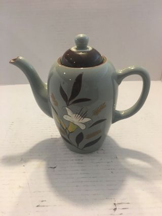 Vintage Stangl Pottery Golden Harvest Pattern Coffee /tea/pot With Lid