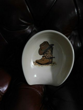 Home & Garden Party Ltd Spoon Rest Cowboy Boot & Hat Usa