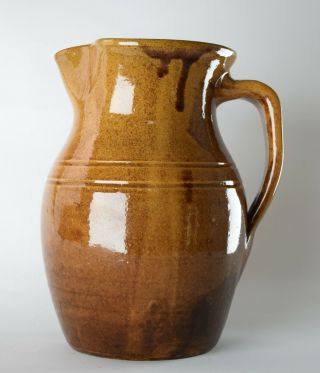 Extremely Rare Ml Owens? Pottery Pitcher 9.  5 "