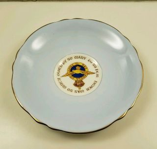 Vintage Paragon Patriotic Series War Wwii Royal Air Force Churchill Saucer