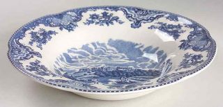 Johnson Brothers Old Britain Castles Blue Rimmed Soup Bowl 4740990