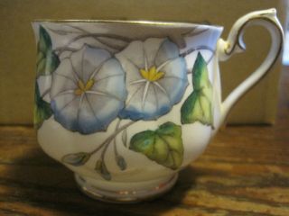 Royal Albert Bone China England Flower Of The Month 9 Teacup - Morning Glory
