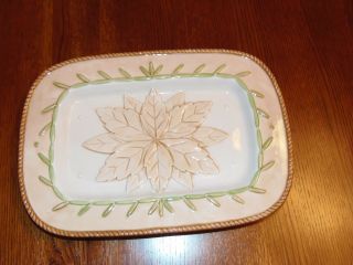 Fitz and Floyd Classics Le Canard LEAVES platter plate 10.  25 