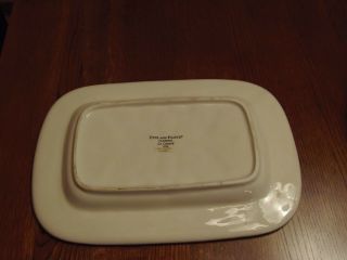 Fitz and Floyd Classics Le Canard LEAVES platter plate 10.  25 