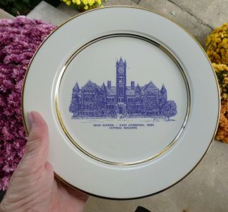 East Liverpool High School Central Building / Clock Tower Homer Laughlin Plate