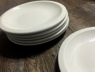 1 Culinary Arts CAFEWARE WHITE Salad Plate w/Rim 7 3/4 