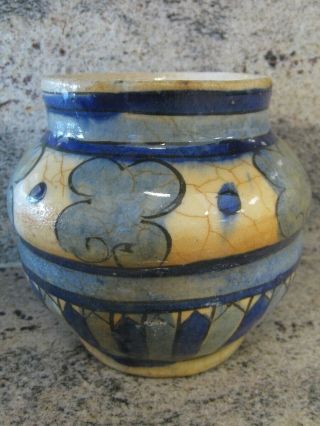 18th 17th Century ? Italian Syrian ? Albarello Apothecary Jar Or Vase