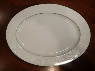Noritake " Ranier " Pattern 6909 13 5/8 " Oval Serving Platter