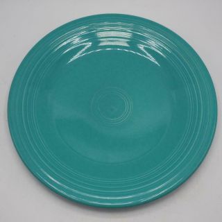 Vintage Fiestaware Fiesta 10 - 1/2 " Dinner Plate Turquoise
