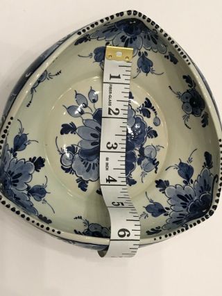 Holland Blue Delft Blauw Footed Bowl