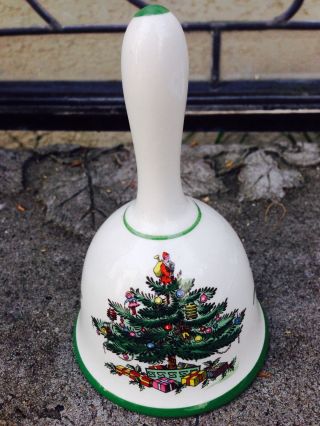 Spode Christmas Tree Dinner Bell From England Minty