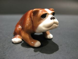 Vintage Hagen Renaker Bulldog Dog Figurine California Art Pottery
