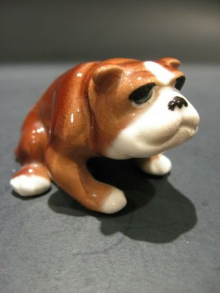 Vintage Hagen Renaker Bulldog Dog Figurine California Art Pottery 2