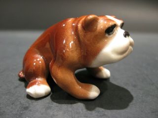 Vintage Hagen Renaker Bulldog Dog Figurine California Art Pottery 4