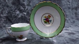 VINTAGE COLLECTIBLE SMALL ROSINA TEACUP AND SAUCER MADE IN ENGLAND 2