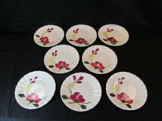Vintage Blue Ridge Southern Pottery China Eight Bread Plates Chatam Pattern