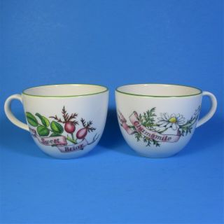 Royal Worcester Country Kitchen Cups Set Of 2 Cup Made In England