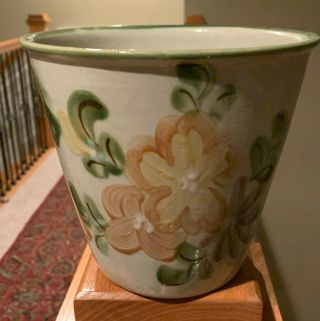 Louisville Stoneware Country Flower Green 5 3/4 " Flower Pot
