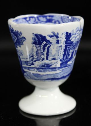 Spode - England Blue Italian Countryside Porcelain Egg Cup