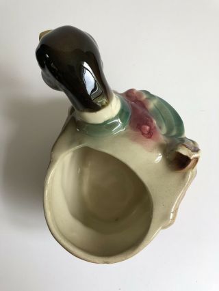 Vintage Shawnee Pottery Mallard Duck Ceramic Planter Vase USA Art Pottery 4
