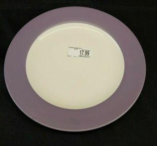 Noritake Colorwave Plum Rim Stoneware,  Dinner Plate,