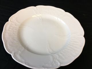 KPM Berlin Art Nouveau Antique white porcelain Dishes 10” dinner plate 8 2