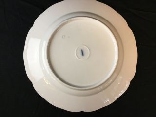 KPM Berlin Art Nouveau Antique white porcelain Dishes 10” dinner plate 8 5
