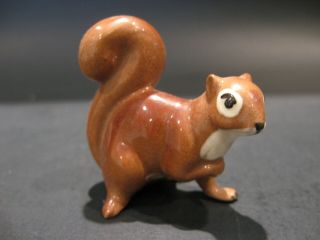 Vintage Hagen Renaker Brown Squirrel Figurine California Art Pottery