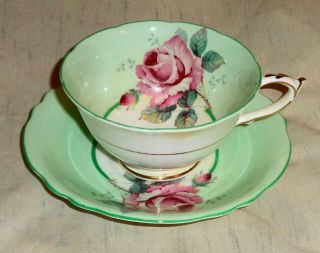 Vintage Cup And Saucer Set Fine Bone China Paragon Hm The Queen & Hm Queen Ma