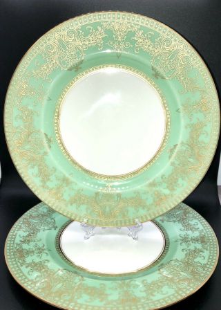 Burley & Co Chicago China Plates - Royal Worcester - C2667 - 10.  5”