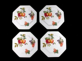 Set Of 4 Johnson Brothers Fresh Fruit 6 1/2 " Bread & Butter Plates