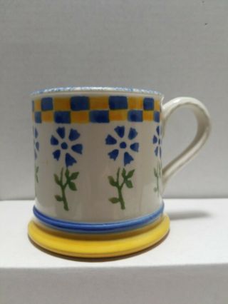 Laura Ashley Annabel Blue Yellow Mug 1993 England