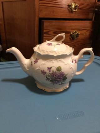 Crown Dorset Staffordshire England Ceramic Teapot