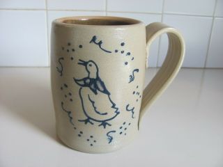 1999 Gooseberry Patch Maple City Pottery Stoneware " Goose " Mug