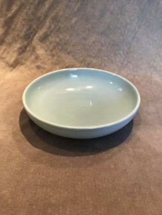 Russel Wright Iroquois Casual Blue Retro 8 " Round Vegetable Bowl,  Mcm,  Vgc