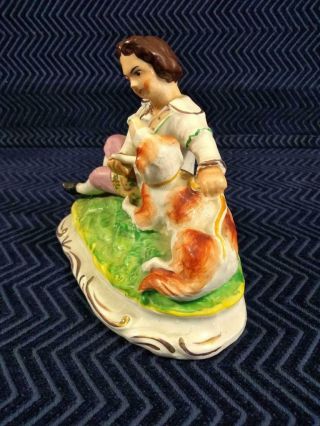 (2) Antique Staffordshire Statues 5