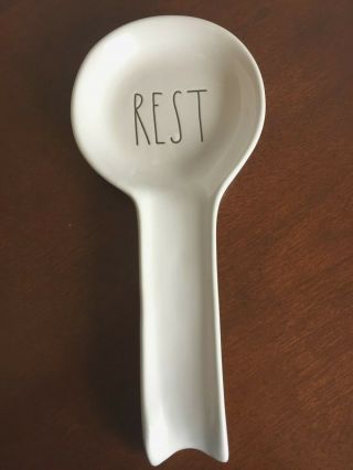 Rae Dunn " Rest " By Majenta Spoon Rest,  Collectible,  Gift