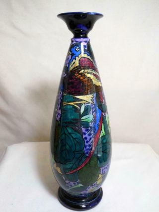 Stunning Thomas Forester & Sons Ronda Ware Phoenix Art Deco Vase C1920s No Res