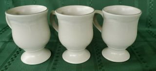 Pfaltzgraff Gazebo,  Set of 3 pedestal footed mugs,  USA 2
