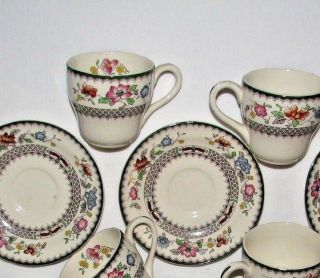 Copeland Spode Chinese Rose Espresso Demitasse Cup And Saucer Set 4 Available