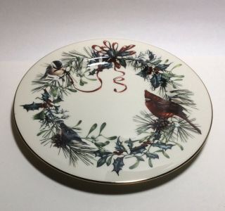 Lenox Winter Greetings Catherine Mcclung Salad Plate S 8 1/4”