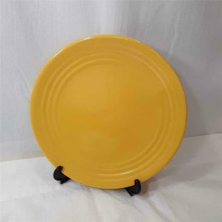 Vintage Bauer Los Angeles Pottery Yellow Ringware 8 " Salad Plate Made In Usa